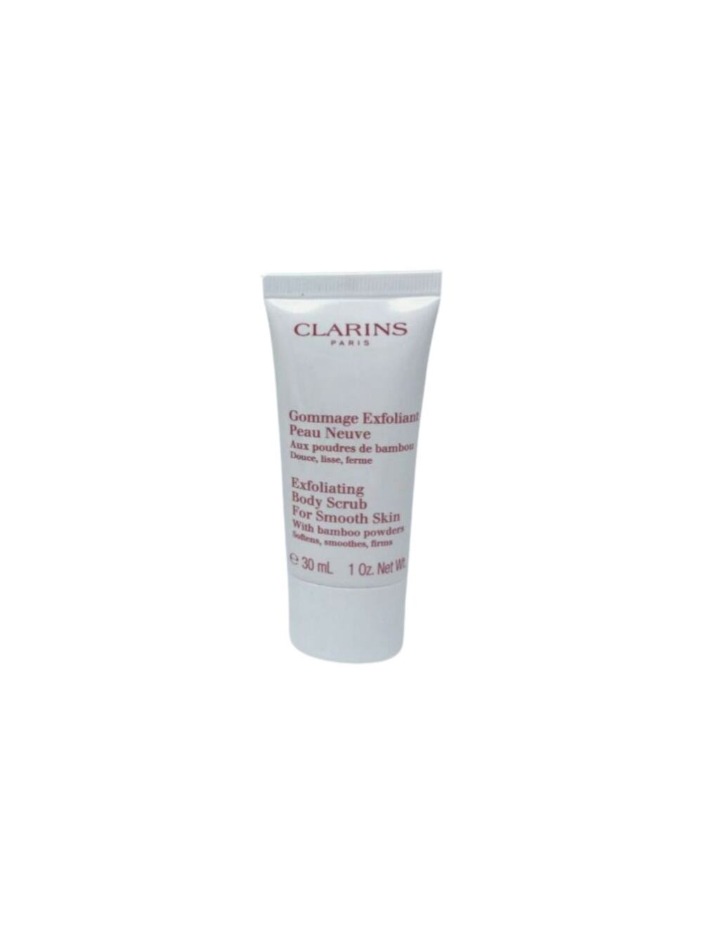 Clarins Exfoliating Body Scrub For Smooth Skin, Bamboo Powders, 1 fl oz/30 mL